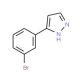 5-(3-Bromophenyl)-1H-pyrazole (CAS 948294-12-0) - chemical structure image