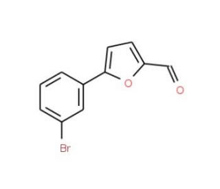 5-(3-bromophenyl)-2-furaldehyde (CAS 39868-10-5) - chemical structure image
