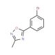 5-(3-Bromophenyl)-3-methyl-1,2,4-oxadiazole (CAS 160377-58-2) - chemical structure image