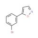 5-(3-Bromophenyl)isoxazole (CAS 7064-33-7) - chemical structure image