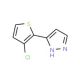 5-(3-Chloro-2-thienyl)-1H-pyrazole - chemical structure image