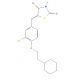 5-[[3-Chloro-4-(2-cyclohexylethoxy)phenyl]methylene]-2,4-thiazolidinedione (CAS 1239610-72-0) - chemical structure image