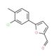 5-(3-Chloro-4-methyl-phenyl)-furan-2-carbaldehyde (CAS 57666-53-2) - chemical structure image