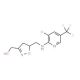 [5-({[3-Chloro-5-(trifluoromethyl)-2-pyridinyl]-amino}methyl)-4,5-dihydro-3-isoxazolyl]methanol - chemical structure image