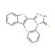 5-(3-Chloro-benzo[b]thiophen-2-yl)-4-phenyl-4H-[1,2,4]triazole-3-thiol - chemical structure image