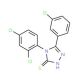 5-(3-Chlorophenyl)-4-(2,4-dichlorophenyl)-4H-1,2,4-triazole-3-thiol - chemical structure image