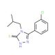 5-(3-Chlorophenyl)-4-isobutyl-4H-1,2,4-triazole-3-thiol (CAS 26028-64-8) - chemical structure image