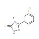 5-(3-Chlorophenyl)-4-methyl-4H-1,2,4-triazole-3-thiol - chemical structure image