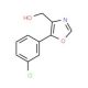 (5-(3-Chlorophenyl)oxazol-4-yl)methanol (CAS 1020252-88-3) - chemical structure image