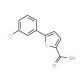 5-(3-chlorophenyl)thiophene-2-carboxylic acid - chemical structure image