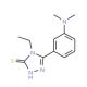 5-[3-(Dimethylamino)phenyl]-4-ethyl-4H-1,2,4-triazole-3-thiol - chemical structure image