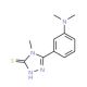 5-[3-(Dimethylamino)phenyl]-4-methyl-4H-1,2,4-triazole-3-thiol - chemical structure image