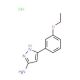 5-(3-Ethoxy-phenyl)-2H-pyrazol-3-ylaminehydrochloride - chemical structure image