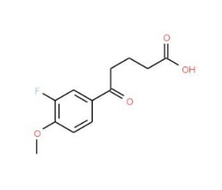 5-(3-Fluoro-4-methoxyphenyl)-5-oxovaleric acid (CAS 845781-33-1) - chemical structure image