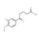 5-(3-Fluoro-4-methoxyphenyl)-5-oxovaleric acid (CAS 845781-33-1) - chemical structure image