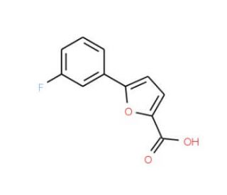 5-(3-Fluorophenyl)-2-furoic acid (CAS 54022-97-8) - chemical structure image