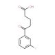 5-(3-Fluorophenyl)-5-oxovaleric acid (CAS 845790-38-7) - chemical structure image