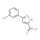 5-(3-Hydroxyphenyl)-1H-pyrazole-3-carboxylic acid (CAS 690631-98-2) - chemical structure image