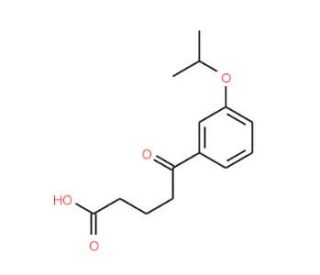 5-(3-iso-Propoxyphenyl)-5-oxovaleric acid - chemical structure image