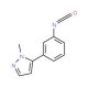 5-(3-Isocyanatophenyl)-1-methyl-1H-pyrazole (CAS 941716-86-5) - chemical structure image