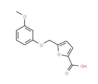 5-(3-Methoxy-phenoxymethyl)-furan-2-carboxylicacid - chemical structure image