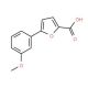 5-(3-Methoxyphenyl)-2-furoic acid (CAS 54022-96-7) - chemical structure image