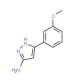 5-(3-Methoxyphenyl)-2H-pyrazol-3-ylamine (CAS 96799-04-1) - chemical structure image