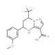 5-(3-methoxyphenyl)-7-(trifluoromethyl)-4,5,6,7-tetrahydropyrazolo[1,5-a]pyrimidine-3-carboxylic acid - chemical structure im