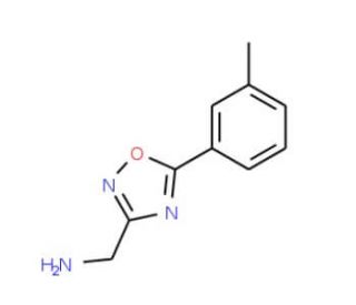 [5-(3-Methylphenyl)-1,2,4-oxadiazol-3-yl]-methylamine - chemical structure image