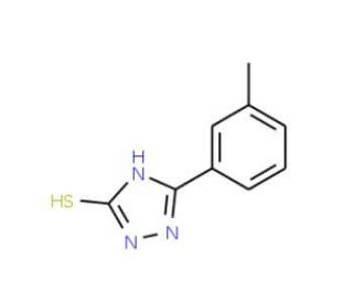 5-(3-methylphenyl)-4H-1,2,4-triazole-3-thiol (CAS 75218-27-8) - chemical structure image
