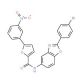 5-(3-Nitro-phenyl)-furan-2-carboxylic acid [2-(4--bromo-phenyl)-benzooxazol-5-yl]-amide - chemical structure image
