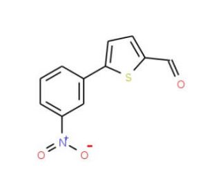 5-(3-nitrophenyl)thiophene-2-carbaldehyde - chemical structure image