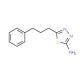 5-(3-Phenylpropyl)-1,3,4-thiadiazol-2-amine - chemical structure image