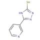 5-(3-Pyridyl)-4H-1,2,4-triazole-3-thiol (CAS 32362-88-2) - chemical structure image