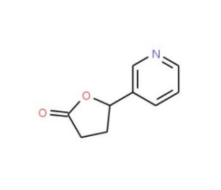 (&plusmn;)-5-(3-Pyridyl)tetrahydro-2-furanone (CAS 20971-79-3) - chemical structure image