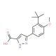 5-(3-tert-Butyl-4-methoxyphenyl)-1H-pyrazole-3-carboxylic acid - chemical structure image