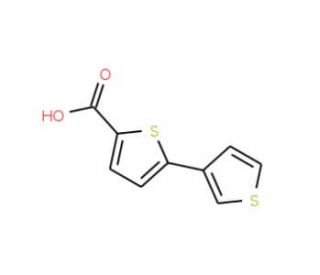 5-(3-Thienyl)thiophene-2-carboxylic acid (CAS 60141-31-3) - chemical structure image