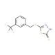 5-[3-(Trifluoromethyl)benzylthio]-1,3,4-thiadiazole-2-thiol (CAS 175277-94-8) - chemical structure image