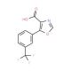 5-[3-(Trifluoromethyl)phenyl]-1,3-oxazole-4-carboxylic acid (CAS 253315-30-9) - chemical structure image