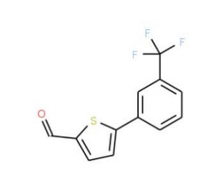 5-(3-Trifluoromethyl-phenyl)-thiophene-2-carbaldehyde - chemical structure image