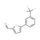 5-(3-Trifluoromethyl-phenyl)-thiophene-2-carbaldehyde - chemical structure image