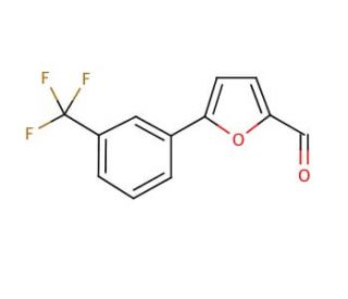 5-[3-(Trifluoromethyl)phenyl]furfural (CAS 52130-30-0) - chemical structure image