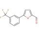 5-[3-(Trifluoromethyl)phenyl]furfural (CAS 52130-30-0) - chemical structure image
