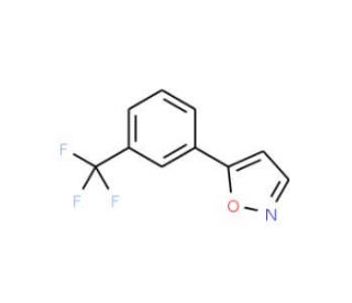 5-[3-(Trifluoromethyl)phenyl]isoxazole - chemical structure image