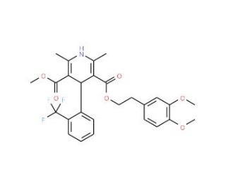 5-(3&prime;,4&prime;-Dimethoxyphenylethyl)ethyl 3-Methyl-1,4-Dihydro-2,6-dimethyl-4-(2&prime;-trifluoromethyl)phenyl-pyridine-3,5&prime;-dicarboxylat