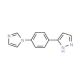 5-[4-(1H-Imidazol-1-yl)phenyl]-1H-pyrazole - chemical structure image