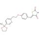 5-[4-[2-[5-(2-Methyl-1,3-dioxolan-2-yl)-2-pyridyl]ethoxy]benzylidene]-2,4-thiazolidinedione (CAS 184766-62-9) - chemical stru