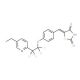 5-[4-[2-(5-Ethylpyridin-2-yl)ethoxy-d4]benzylidene]thiazolidine-2,4-dione - chemical structure image