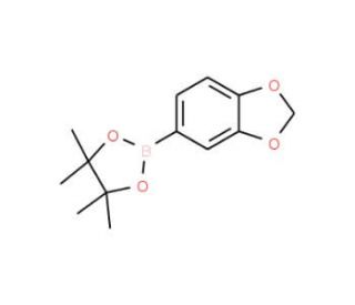5-(4,4,5,5-Tetramethyl-1,3,2-dioxaborolan-2-yl)-benzo-1,3-dioxole (CAS 94838-82-1) - chemical structure image