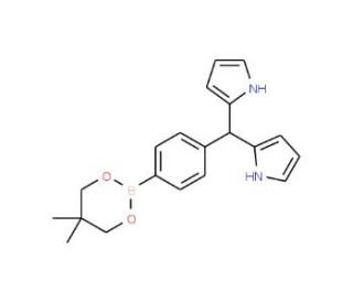 5-(4-(5,5-dimethyl-1,3,2-dioxaborinane)phenyl) dipyrromethane (CAS 1025707-99-6) - chemical structure image